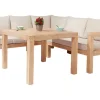 Outlet Lounge-Set mit Esstisch Morenci 4-teilig aus Akazienholz FSC®