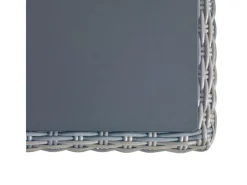 Lounge-Set mit Esstisch Vermont 6-teilig aus Polyrattan