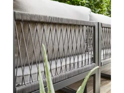 Discount Lounge-Set Willa 4-teilig aus Aluminium Anthrazit