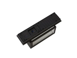 Lucande LED Wandleuchte Außen Laterne Ferdinand 9619149 Spritzwassergeschützt Modern in Alu aus Aluminium 1-flammig