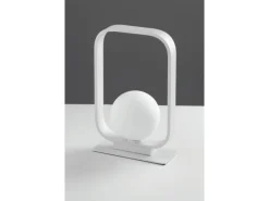 Luce Design Tischleuchte Roxy 1-flammig Weiß 10 cm x 16 cm x 26 cm