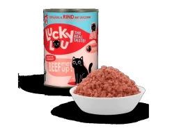 New Lucky Lou Katzen-Nassfutter Lifestage Adult Geflügel & Rind 400 g