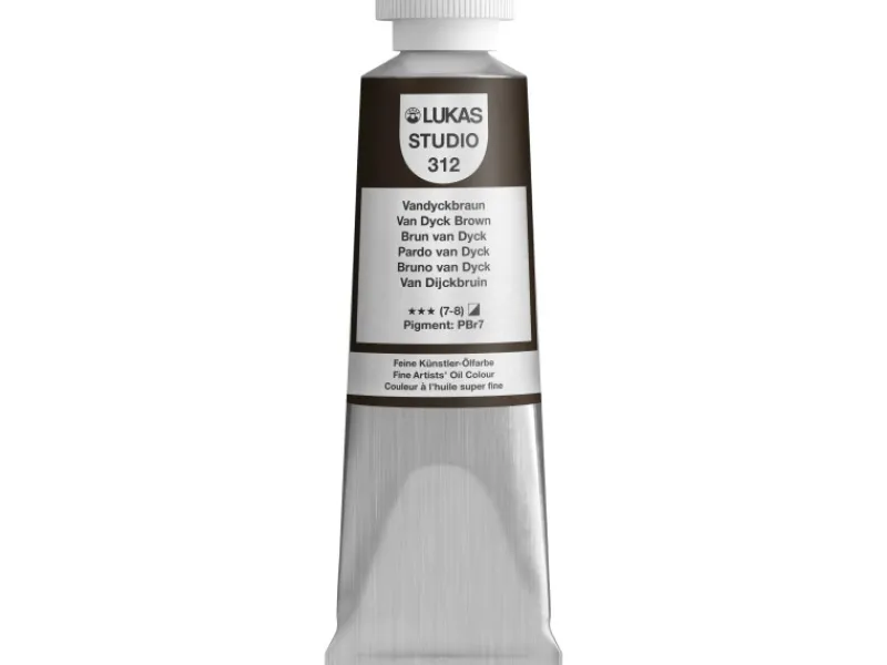 Lukas Studio Ölfarbe 37 ml Premium-Qualität Vandyckbraun