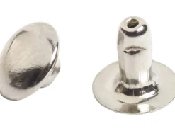 Discount LUX Hohlnieten 4 mm x 7 mm Vernickelt 20 Stück