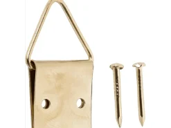 LUX-TOOLS LUX Klappöse mit Stiften Größe 2 vermessingt 10 Stück