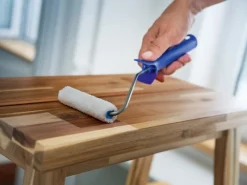 LUX-TOOLS LUX Lasurroller 10 cm Mikrofaser Weiß