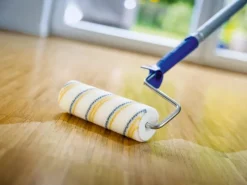 LUX-TOOLS PRO LUX PRO Farbroller Lacke Blau-Gelb Ø 7 cm x 18 cm