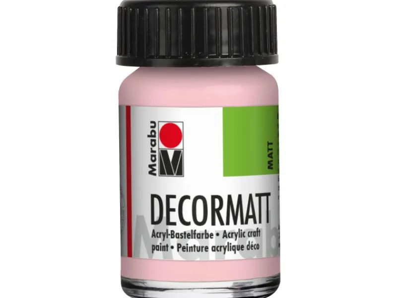 Marabu Acryl-Farbe Decormatt 15 ml Wildrose