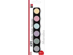 Marabu Acrylfarben-Set Pastel 6 x 35 ml