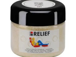 Outlet Marabu Relief Gel mit Glitter transparent 225 ml Glitter- Gold
