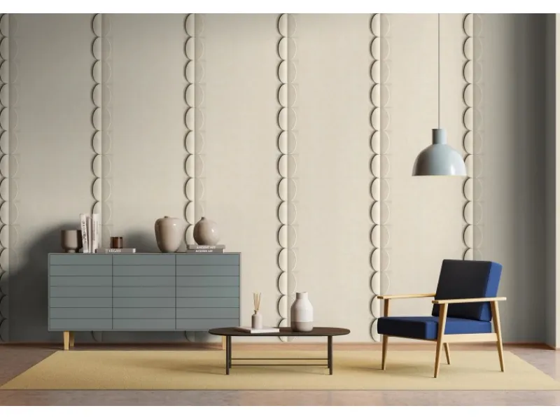 Marburg Bordüre 5 m x 0,18 cm Grafisch Modern Beige FSC®