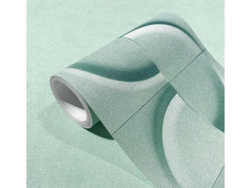 Marburg Bordüre 5 m x 0,18 cm Grafisch Modern Grün FSC®