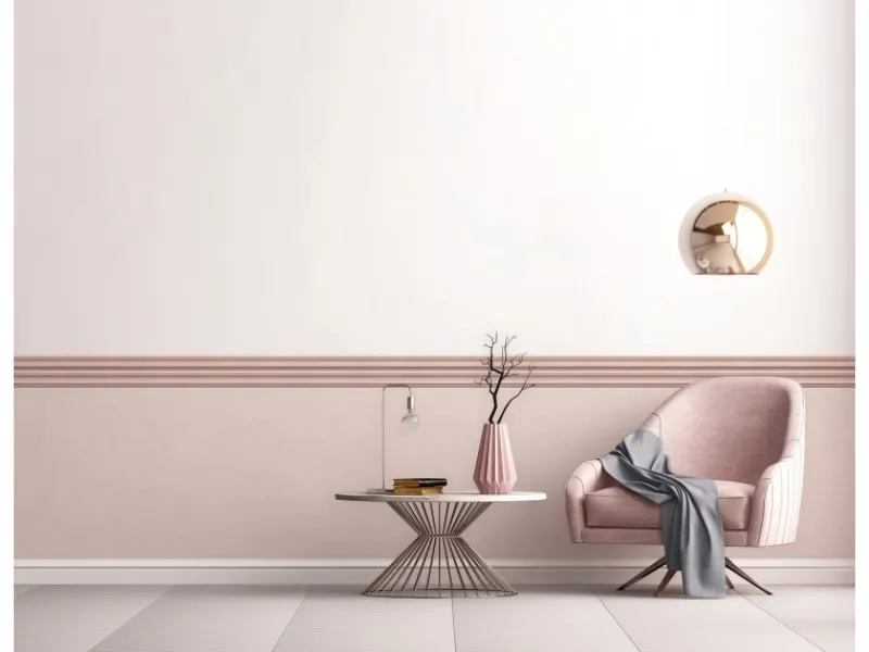 Marburg Bordüre 5 m x 0,18 cm Streifen Modern Rosa FSC®