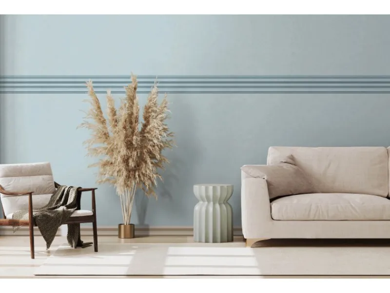 Sale Marburg Bordüre 5 m x 0,18 cm Streifen Modern Blau FSC®