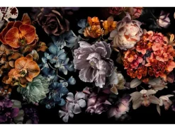 Discount Marburg Fototapete Floral Modern Schwarz-Blau FSC®