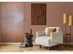 Marburg Vliestapete Akustikpaneel-Muster Metalloptik 10,05 m x 0,53 m Kupfer