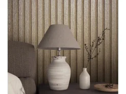 Marburg Vliestapete Akustikpaneel-Muster Metalloptik 10,05 m x 0,53 m Gold