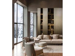 Marburg Vliestapete Akustikpaneel-Muster Metalloptik 10,05 m x 0,53 m Gold