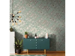 Outlet Marburg Vliestapete Floral Modern Grün-Beige FSC®