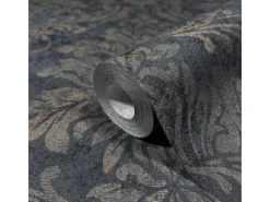 Best Marburg Vliestapete GZSZ Ornament 10,05 m x 0,53 m FSC® Schwarz