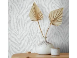 Outlet Marburg Vliestapete GZSZ Zebra-Look Streifen 10,05 m x 0,53 m FSC® Weiß