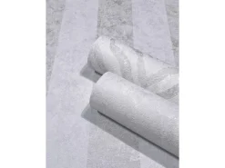 Outlet Marburg Vliestapete GZSZ Zebra-Look Streifen 10,05 m x 0,53 m FSC® Weiß