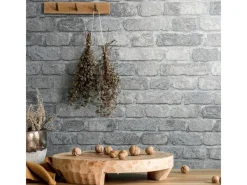 Hot Marburg Vliestapete Imagine Holz/Stein Grau