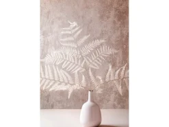 New Marburg Vliestapete in Leicht Glänzender Betonoptik Beige-Weiß Uni FSC®