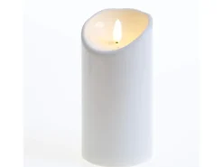 Clearance MARELIDA LED Kerze Für Außen Terrasse Balkon Garten 3D Flamme Flackernd Timer H 15cm