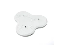 MARELIDA LED Kerzenset LISA Rustik Optik Echtwachskerzen Wiederaufladbar Creme 3er Set