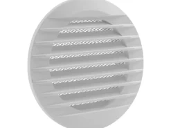 New Marley Lüftungsgitter 160 x 125 mm rund zum Einbau in Rohr Weiß