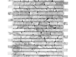 Best Marmormosaik Carrara White Slim Brick 28,5 cm x 30,5 cm