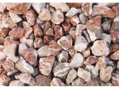 Outlet Scherf Marmorsplitt Creme-Rot 16 - 32 mm 1000 kg Big-Bag