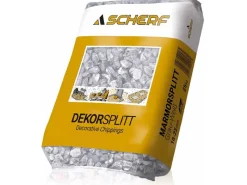 Scherf Marmorsplitt Grau-Weiß 16 - 25 mm 25 kg PE-Sack