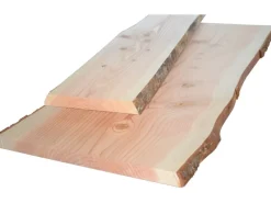 Massivholz Douglasie unbesäumt 120 cm x 25 cm x 3 cm