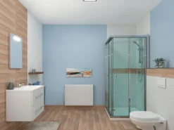 Sale Maximus Waschbeckenunterschrank Cheese 60 cm mit 2 Schubladen Weiß Hochglanz