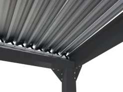 MCW Alu Pergola L41 mit 6x Seitenwand 3x6m