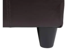 Clearance MCW Aufbewahrungs-Truhe Kriens Leder/Kunstleder 112x45x45cm Braun