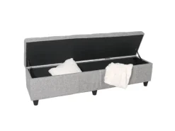 Hot MCW Aufbewahrungs-Truhe Kriens XXL Grau