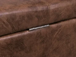 MCW Aufbewahrungs-Truhe Kriens XXL Wildlederimitat