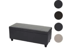 MCW Aufbewahrungs-Truhe Kriens Kunstleder 45x114x45cm Matt