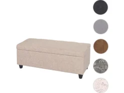 MCW Aufbewahrungs-Truhe Kriens Stoff/Textil 45x114x45cm