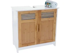 Online MCW Badset A85 Hochschrank Waschbeckenunterschank Kommode