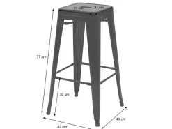 MCW Barhocker A73 2er-Set