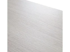 New MCW Bücherregal A27 5 Ebenen -Optik Metall Weiß Eiche