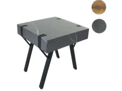 MCW Beistelltisch L54 Marmor-Optik Grau