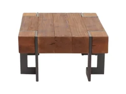 New MCW Couchtisch A15 70x70cm Braun