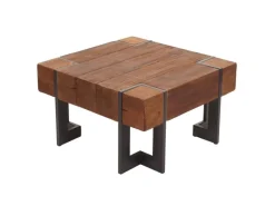 New MCW Couchtisch A15 70x70cm Braun