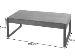 MCW Couchtisch L53 Dunkle Wildeiche