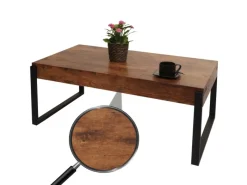 MCW Couchtisch L53 Dunkle Wildeiche